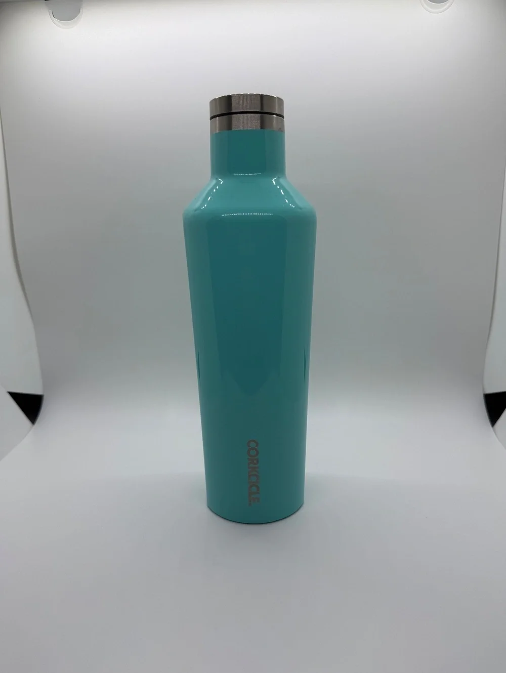 Corkcicle Canteen 16 oz 475 mL Turquoise Aqua Insulated Stainless Steel Bottle